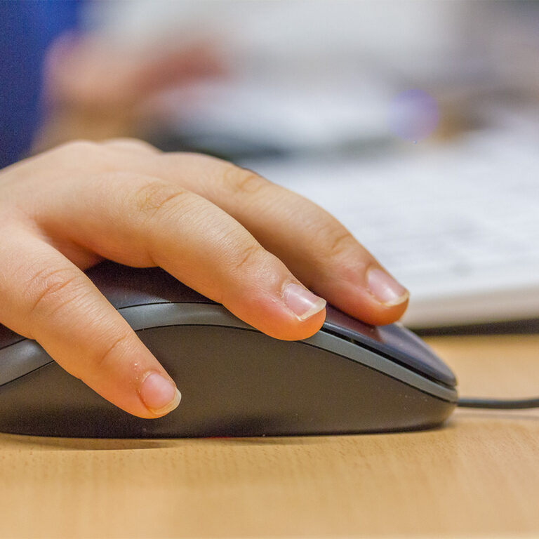 Arbeiten mit der Computermaus