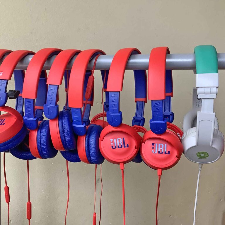 Kopfhörer für die Arbeit mit dem iPad